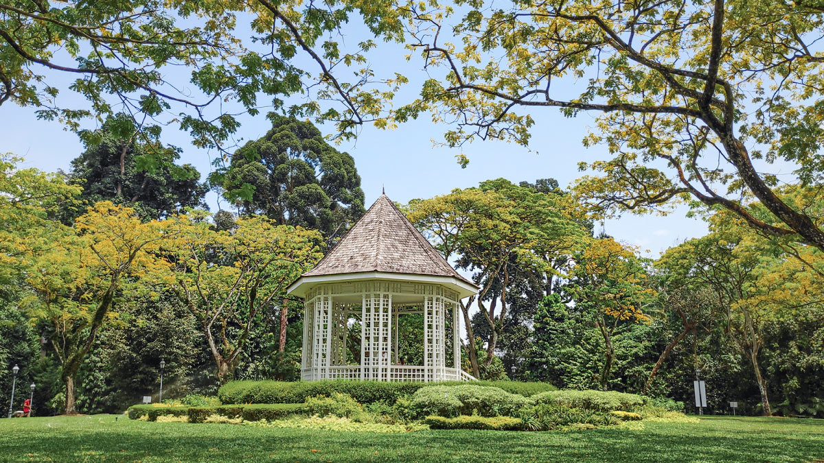 Book a Bus to Singapore Botanic Gardens for Team Building