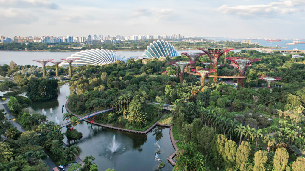 Book a Bus to Gardens by the Bay for Team Building